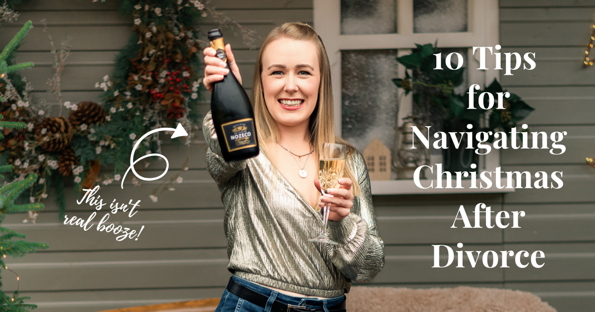 Woman holding celebratory bottle of non-alcoholic drink